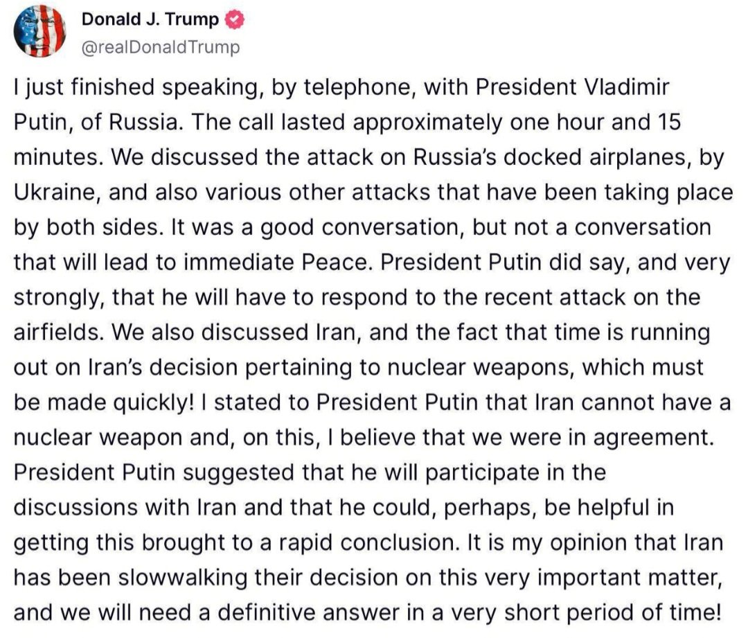 FordJohnathan5's tweet image. The President of the United States TACO deleted this post without and explanation.