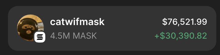 antmillionsbot's tweet image. Study conviction $MASK easy 20x from here