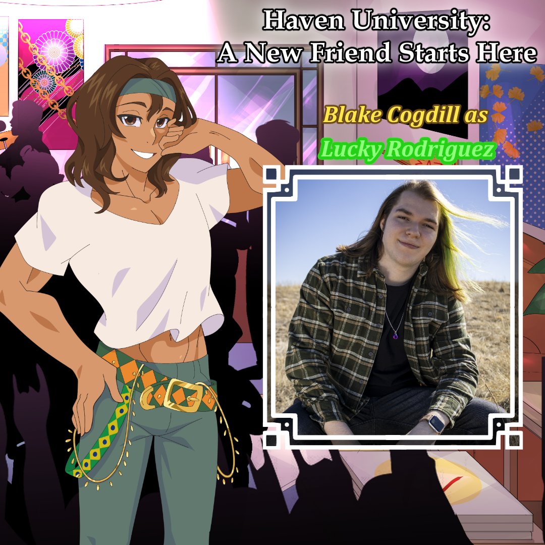 StudioRepurpose's tweet image. We are proud to announce that our handsome model, Lucky Rodriguez, will be voiced by the talented @BlakeCogdill Blake Cogdill!
He will make you love this gorgeous man!
#HavenUniversity #IndieVN