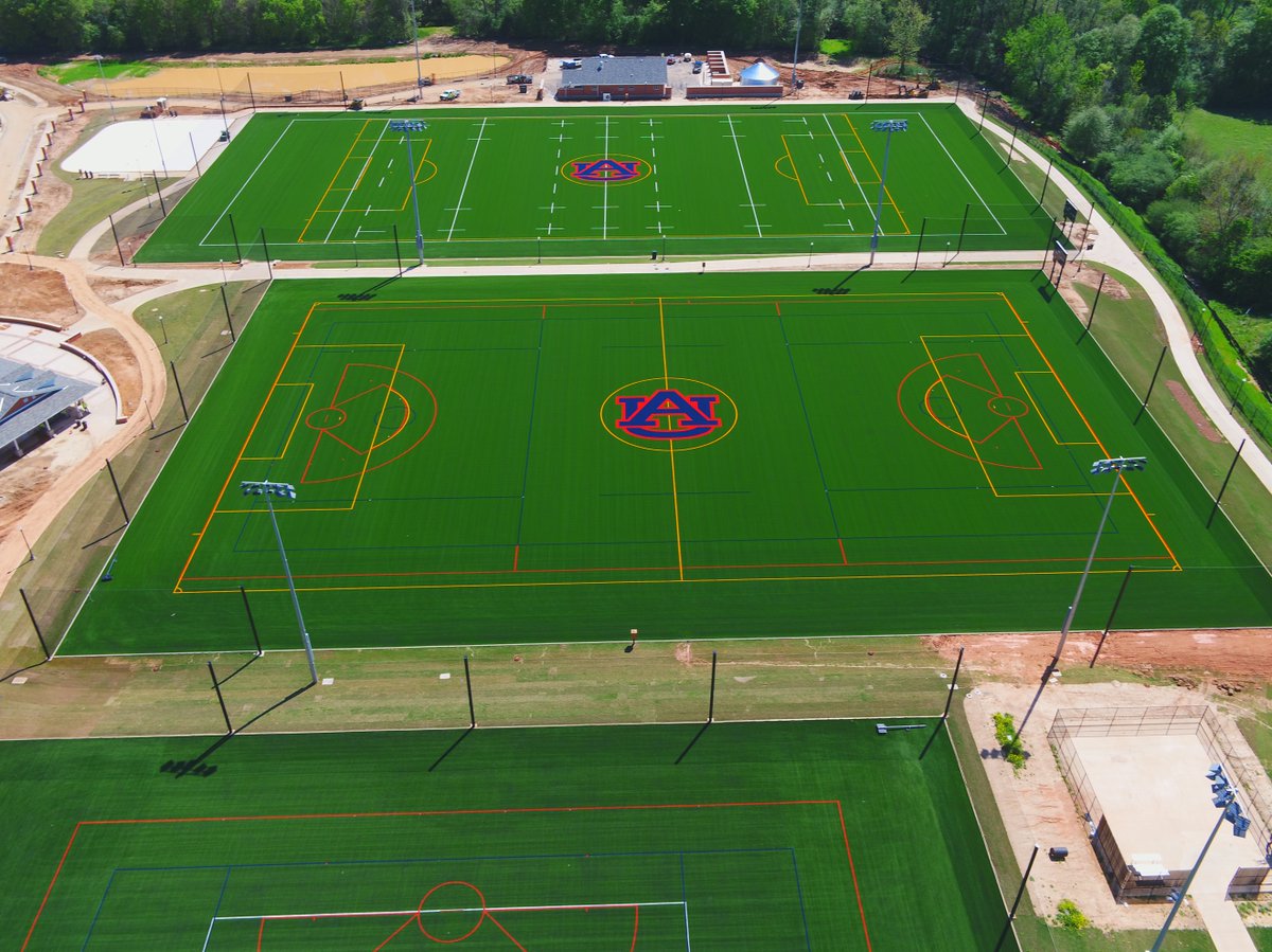 shawsportsturf's tweet photo. Auburn University's new Recreation and Wellness facility is now equipped with our state-of-the-art turf systems 🐅🦅 #ShawSportsTurf #MoreThanAField #WarEagle #TrainOnTurf #CampusAthletics #NextLevelPerformance #DurabilityByDesign #StudentAthletes #FieldReady #WellnessAndRec https://t.co/8j02u0xYvW