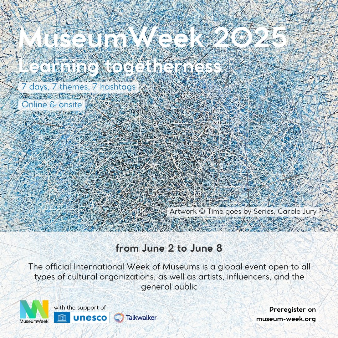 UNESCO 🏛️ #Education #Sciences #Culture 🇺🇳 (@unesco) on Twitter photo Museums are more than places of memory. They are spaces where people, cultures, and generations connect.
For #MuseumWeek2025, institutions around the world are coming together to inspire reflection and connection!
👉 Follow <a href="/MuseumWeek/">ᴍᴜsᴇᴜᴍᴡᴇᴇᴋ 🏛</a> to take part! Museums are more than places of memory. They are spaces where people, cultures, and generations connect.
For #MuseumWeek2025, institutions around the world are coming together to inspire reflection and connection!
👉 Follow <a href="/MuseumWeek/">ᴍᴜsᴇᴜᴍᴡᴇᴇᴋ 🏛</a> to take part!