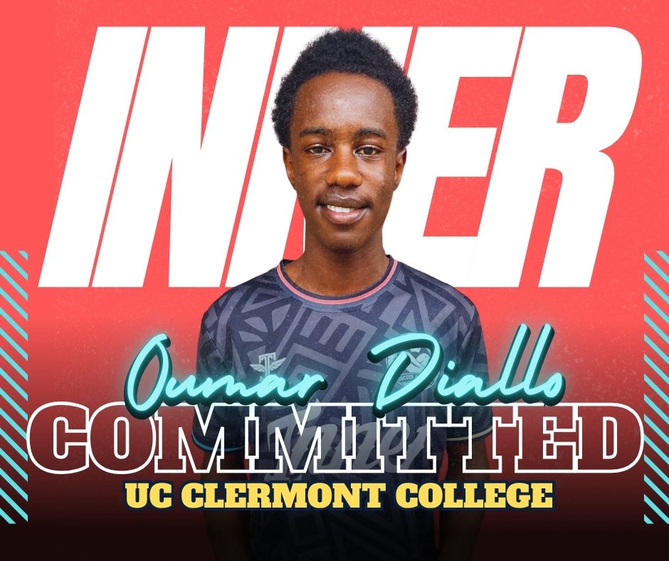 🚨College Announcement 🚨
We are excited to announce our very own Oumar Diallo has committed to UC Clermont College! Oumar attends Withrow High School. 
Congratulations Oumar! 
#vamosinner