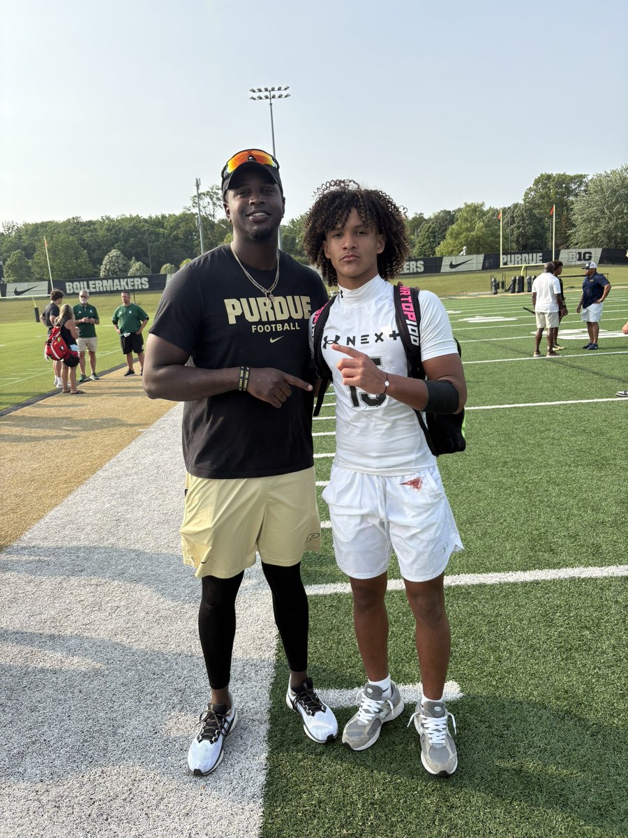 Thank you! <a href="/BoilerFootball/">Purdue Football</a> for such an amazing camp I had a great time <a href="/Coach__Lal/">Bilal Marshall</a> <a href="/owenrsmith11/">Owen Smith</a> 

#boilerup