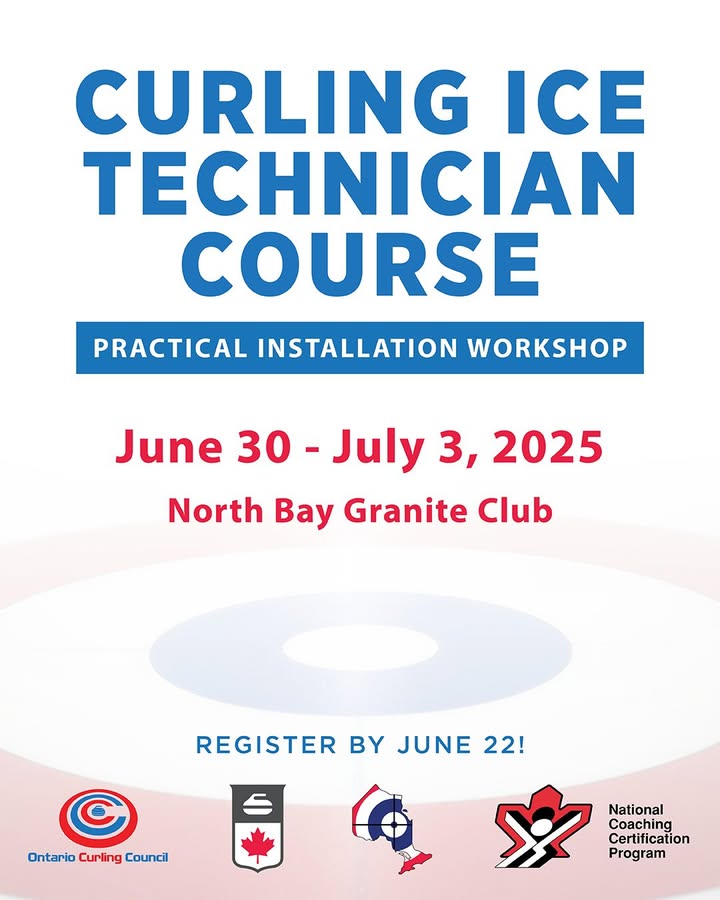 ON Curling Council (@oncurlcouncil) on Twitter photo Join us for the Curling Ice Technician โ Practical Installation Course <a href="/northbaycurling/">North Bay Curling</a> from June 30 - July 3! Learn essential skills for installing, maintaining, and removing ice in curling facilities.
Course Fee: $500.00
๐ REGISTER HERE: bit.ly/42RpXar Join us for the Curling Ice Technician โ Practical Installation Course <a href="/northbaycurling/">North Bay Curling</a> from June 30 - July 3! Learn essential skills for installing, maintaining, and removing ice in curling facilities.
Course Fee: $500.00
๐ REGISTER HERE: bit.ly/42RpXar
