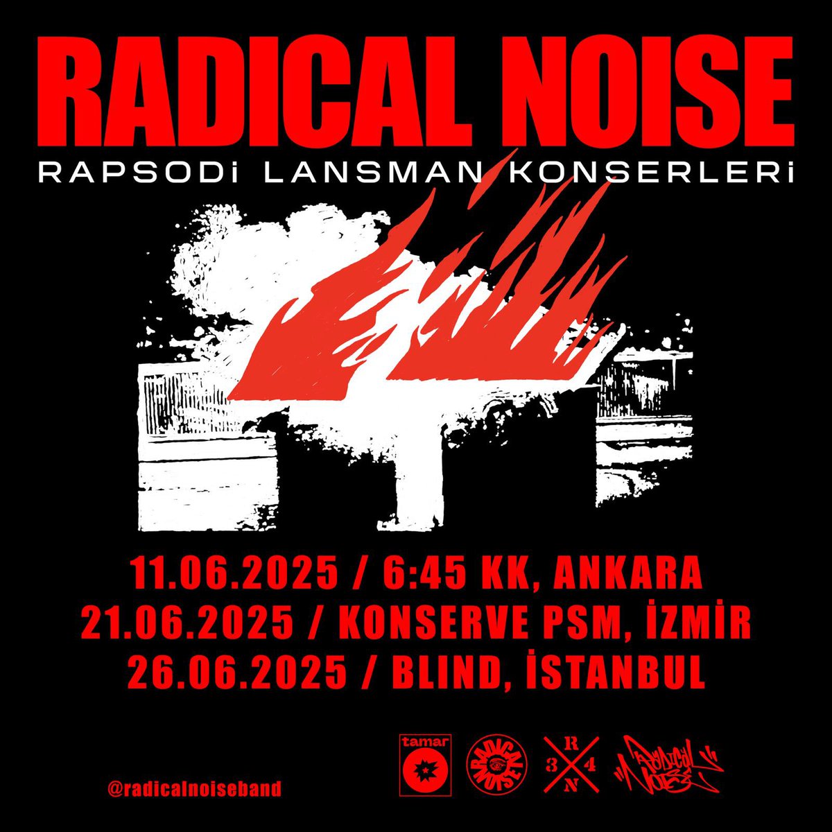 Radical Noise “Rapsodi” Lansman Konserleri
