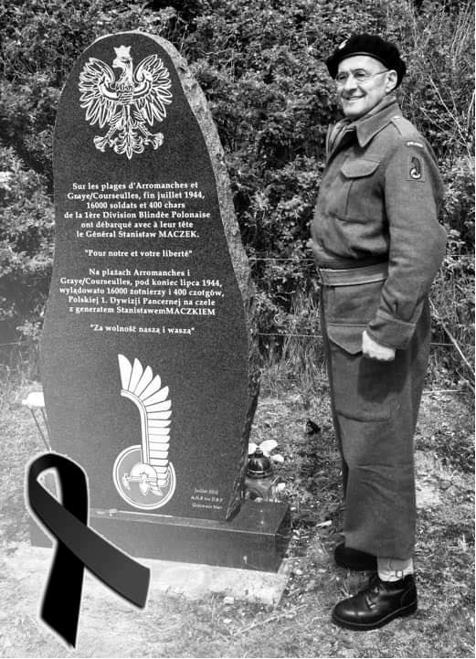 MJBudzinski's tweet image. "At the beaches of Arromanches and Graye/Courseulles, at the end of July 1944, 16,000 soldiers and 400 tanks landed. The Polish 1st Armoured Division, led by General Stanisław Maczek"
"For our freedom and yours"