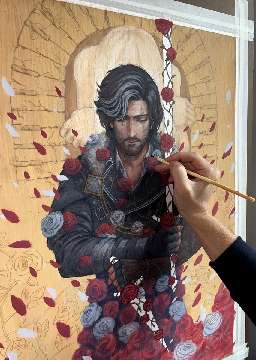 TommyW_Art's tweet photo. Finished Verso Painting 🌹
#ClairObscurExpedition33 #Expedition33 https://t.co/1BB68gbZBi