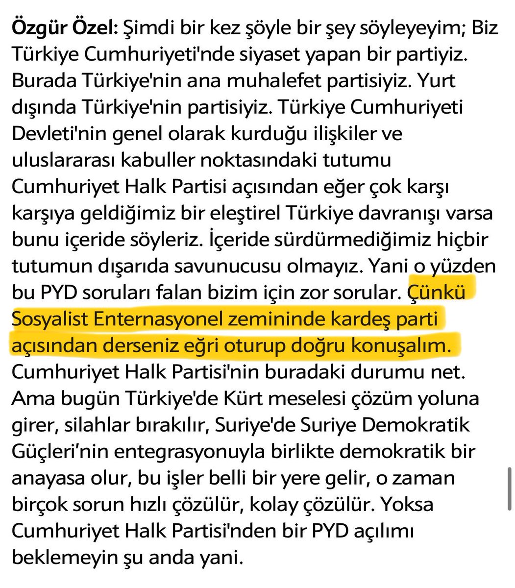 “CHP ne zamandır pyd ile kardeş? Teröre karşı durması gereken bir parti, neden pyd’yi temize çekmeye çalışıyor? Millete hesap verin! <a href="/eczozgurozel/">Özgür Özel</a>