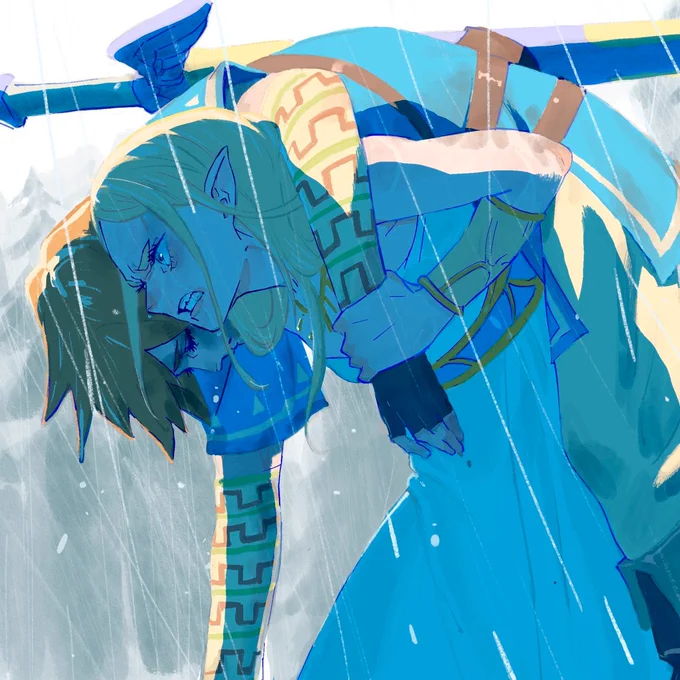 Fan art | The Legend of Zelda: Breath of the Wild Artist: 55bata6rou