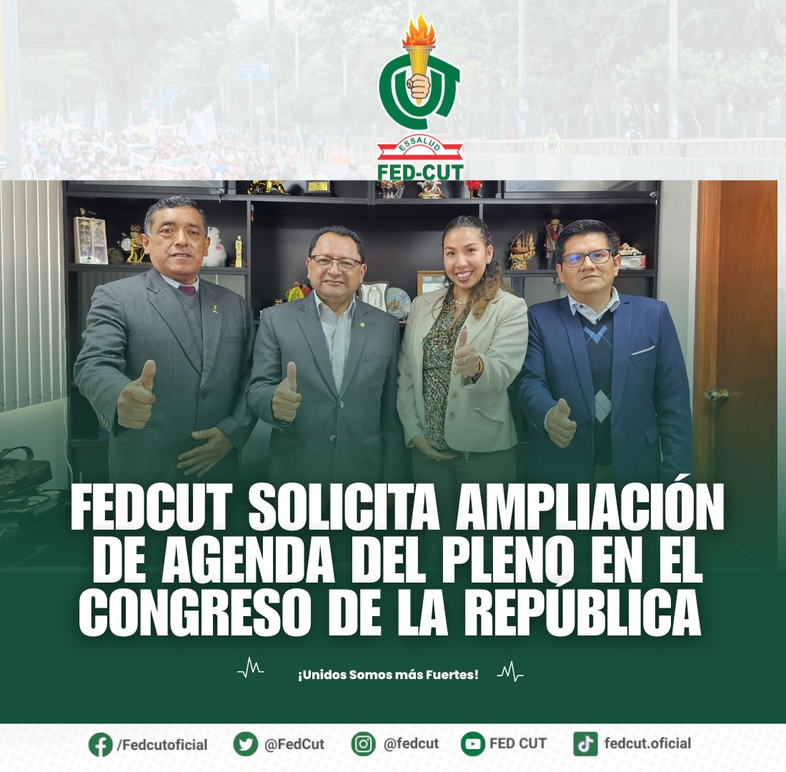 Federación CUT (@fedcut) on Twitter photo #Fedcut ante la no inclusión del debate del dictamen del DL 1666, que en texto sustitutorio excluye a <a href="/EsSaludPeru/">EsSalud Perú</a> solicito ampliar la agenda del Pleno del <a href="/congresoperu/">Congreso del Perú 🇵🇪</a> a través del Congresista <a href="/SegundoQuirozB/">Segundo Quiroz Barboza</a>. #dl1666 #Fedcut ante la no inclusión del debate del dictamen del DL 1666, que en texto sustitutorio excluye a <a href="/EsSaludPeru/">EsSalud Perú</a> solicito ampliar la agenda del Pleno del <a href="/congresoperu/">Congreso del Perú 🇵🇪</a> a través del Congresista <a href="/SegundoQuirozB/">Segundo Quiroz Barboza</a>. #dl1666