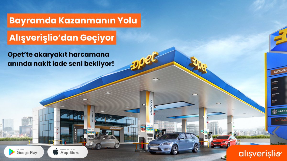 Bayram Yolculuklarında Kazancın Adı: Alışverişlio! ⛽️💸

Bayramda yola çıkmadan önce yakıt kartını hazırla! Opet’te akaryakıt harcamana anında nakit iade seni bekliyor!

Yolun keyfini çıkarırken, kazanç da seninle olsun! 😎

#Alışverişlio #Nakitiade #Cashback #BayramTatili