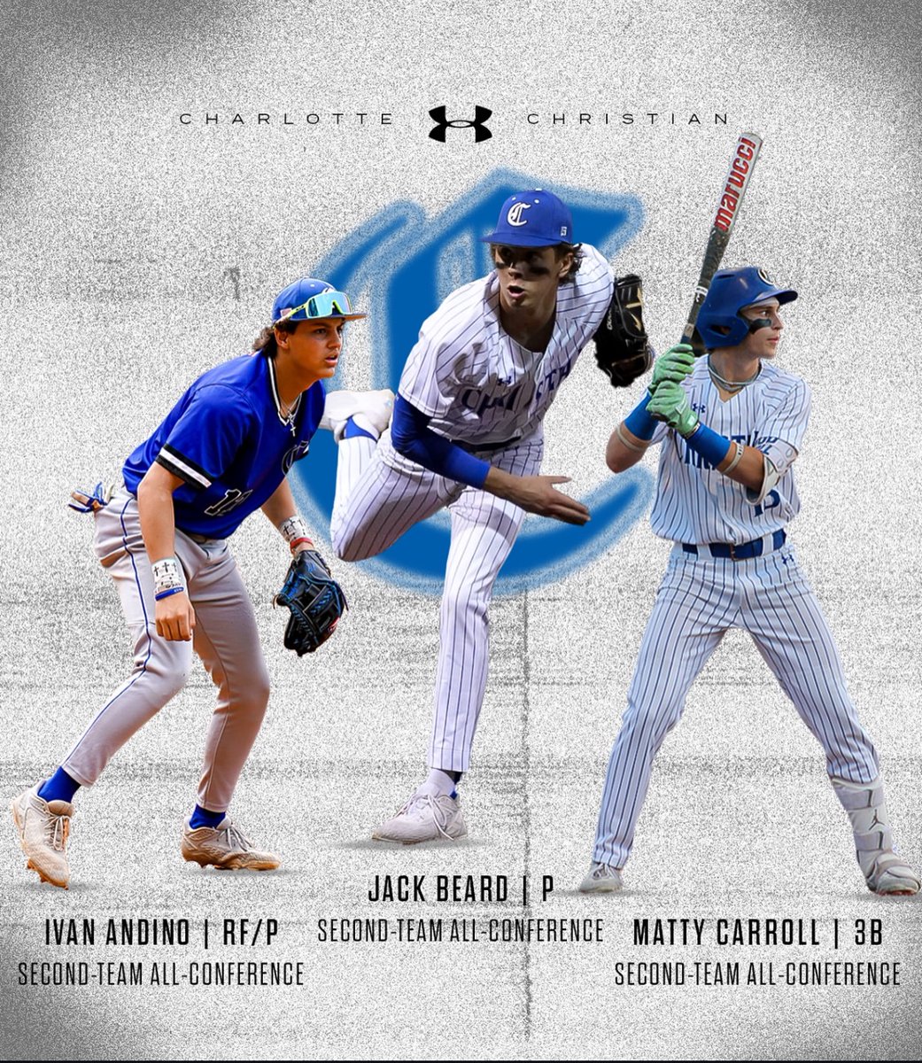 I am very blessed and honored to be awarded Second Team All Conference by the Charlotte Independent School Athletic Association!! Thank you to all my coaches and teammates for your constant support and for making this year so great! 💙🤍🖤 #Godfirst #allconference #sophomore