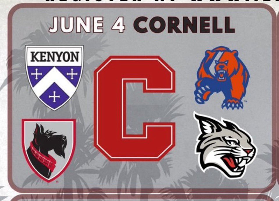 Roman Ansley (@romans1ey) on Twitter photo I’ll be at Cornell’s camp held at Redlands today.
<a href="/Sean_Reeder/">Sean Reeder</a> <a href="/DanSwanstrom/">Dan Swanstrom</a> <a href="/CoachRuiz75/">Coach Ruiz</a> <a href="/LQHSFootball/">LQHS Football</a> <a href="/LaQuintaFB/">La Quinta Football Recruiting</a> <a href="/ARPomponio/">Anthony Pomponio</a> I’ll be at Cornell’s camp held at Redlands today.
<a href="/Sean_Reeder/">Sean Reeder</a> <a href="/DanSwanstrom/">Dan Swanstrom</a> <a href="/CoachRuiz75/">Coach Ruiz</a> <a href="/LQHSFootball/">LQHS Football</a> <a href="/LaQuintaFB/">La Quinta Football Recruiting</a> <a href="/ARPomponio/">Anthony Pomponio</a>