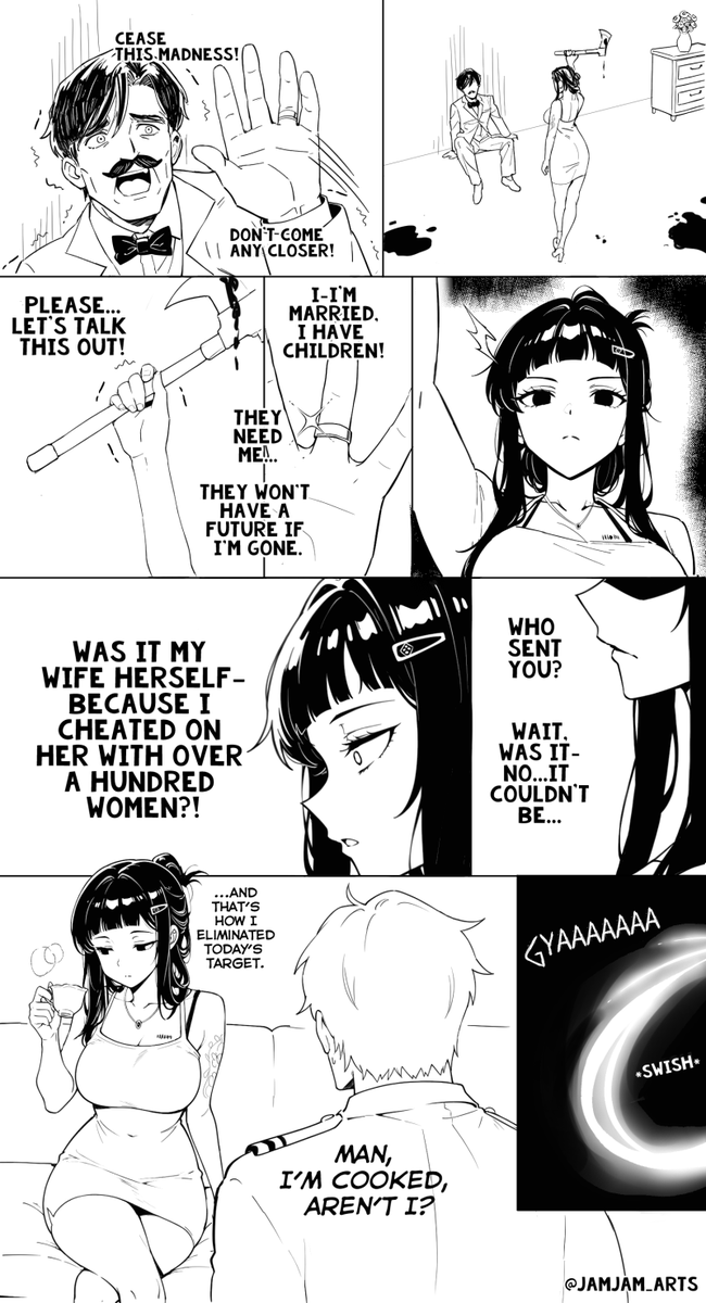 Read right to left

#nikke #d #killerwife #commander #comic