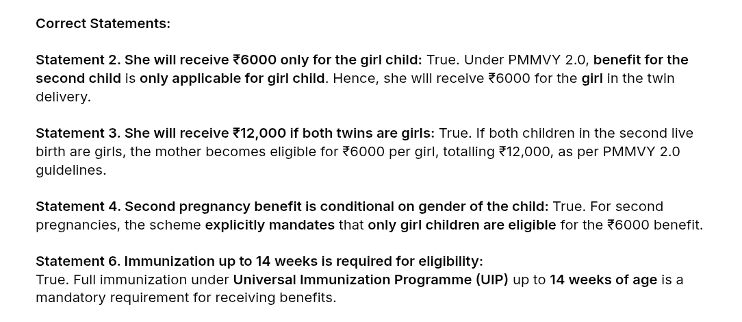 Mk__Maurya's tweet photo. @drpraveenpsy @cerebellumacad 
Here statement 2 is Incorrect kindly correct this 
Mcq id Q9179805 https://t.co/91Pv4Ea0eY