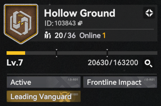 Looking for active commanders that do their dailies and pull their weight in Gunsmoke Frontline. You don't need to spend any collapse pieces for extra runs, we just need people who can do their part in the two that are given and give it your best.

We have members with V6 Klukai,