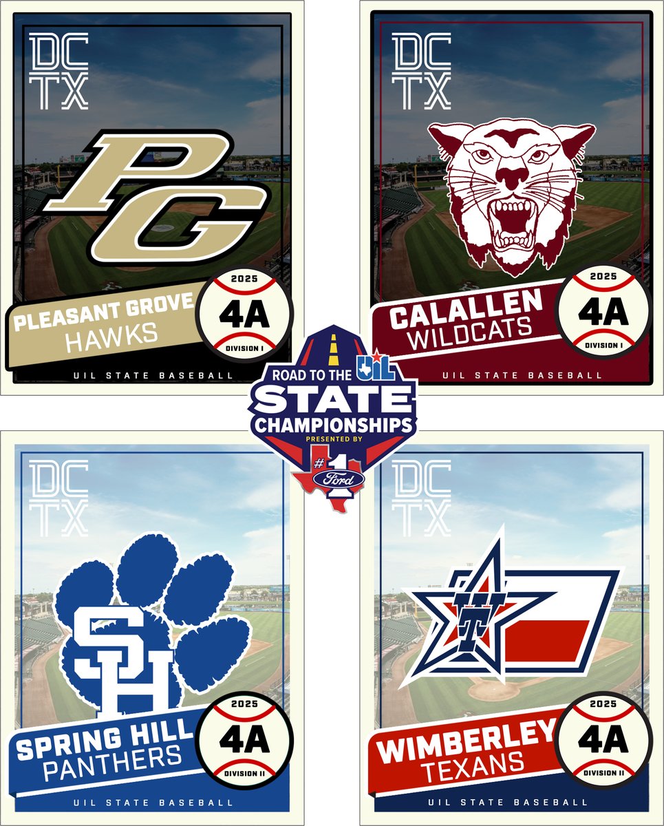 Dave Campbell's Texas Football — TexasFootball.com (@dctf) on Twitter photo The Road to the State Championships brought to you by Your Texas Ford Dealers has led these teams here to the #UILSTATE championships!
Good luck to all of the teams out in Austin for the baseball state championship⚾️🏆
#DCTX #Baseball #Texas #Highschool <a href="/ntxford/">North Texas Ford</a> <a href="/greatertxford/">Greater Texas Ford</a> The Road to the State Championships brought to you by Your Texas Ford Dealers has led these teams here to the #UILSTATE championships!
Good luck to all of the teams out in Austin for the baseball state championship⚾️🏆
#DCTX #Baseball #Texas #Highschool <a href="/ntxford/">North Texas Ford</a> <a href="/greatertxford/">Greater Texas Ford</a>