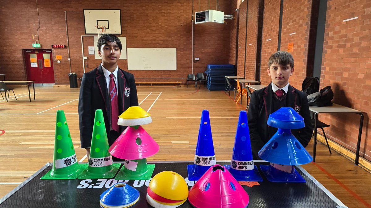Mission 9: Tower of Hanoi 🧠 Students worked independently, starting with 3 cones and building up to 6. The rule: only move one at a time &amp; never place a bigger cone on a smaller one! We nailed it in 7 moves 💪 Generator rebooted ⚡ #CommandoJoes #STEM #Leadership #Resilience
