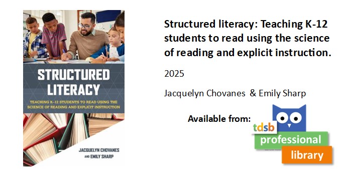 NEW eBook in the TDSB Professional Library.
tdsb.insigniails.com/Library/ItemDe…
To access: bit.ly/PLpasswords