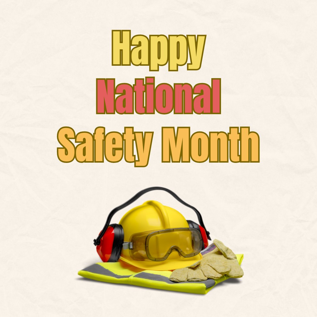 June is National Safety Month, and in construction, safety isn’t just a rule—it’s a culture. Every worker deserves to go home safe, and that starts with training, awareness, and looking out for one another. This month, let’s commit to keeping safety first—on the job and at home.