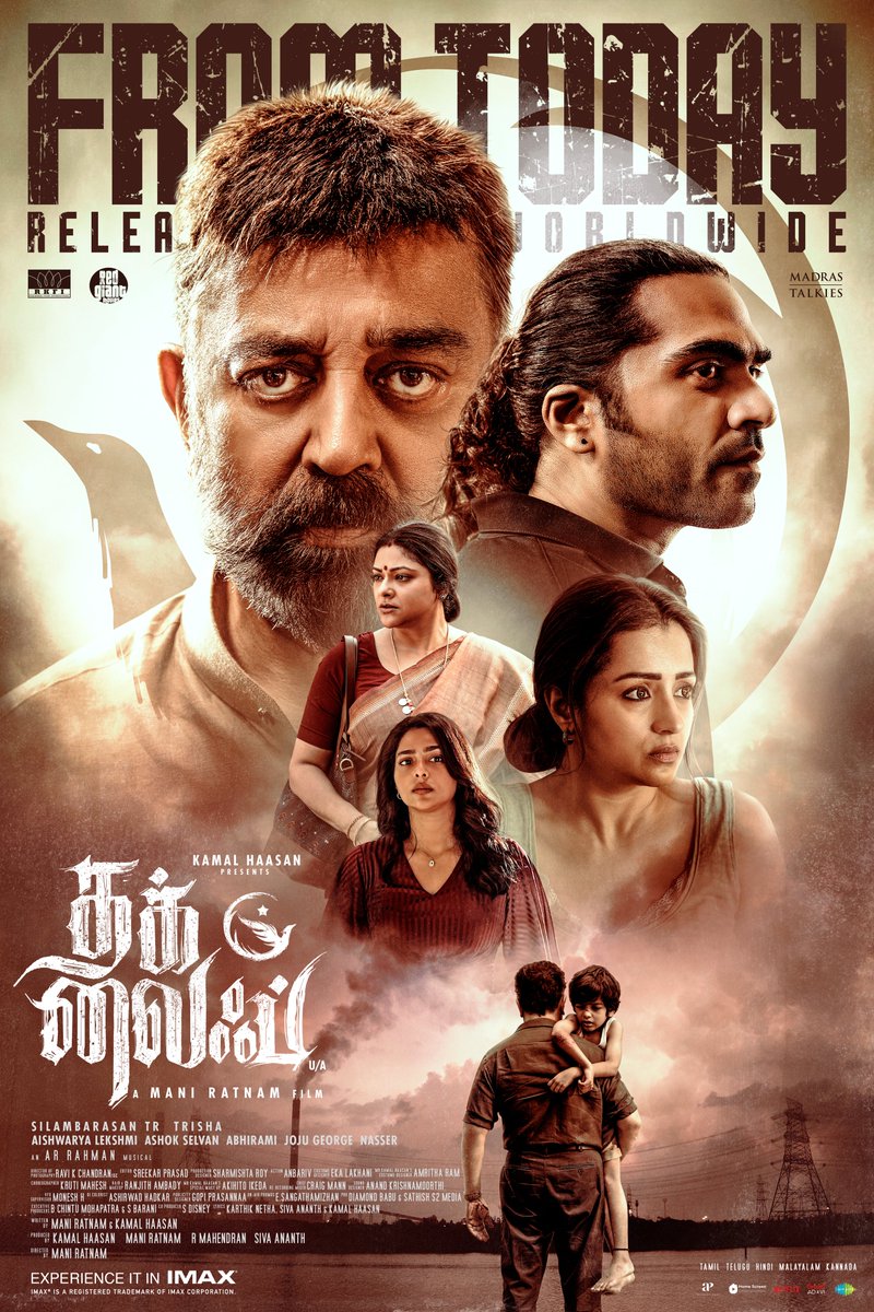 Magizhmandram (@magizhmandram) on Twitter photo #ThugLifeFromToday In Cinemas Near You
#Thuglife
#KamalHaasan #SilambarasanTR
A #ManiRatnam Film
An <a href="/arrahman/">A.R.Rahman</a> Musical
<a href="/ikamalhaasan/">Kamal Haasan</a> <a href="/SilambarasanTR_/">Silambarasan TR</a> #Mahendran <a href="/bagapath/">Siva Ananth</a> <a href="/trishtrashers/">Trish</a> <a href="/AishuL_/">Aishu__</a> <a href="/AshokSelvan/">Ashok Selvan</a> <a href="/abhiramiact/">Abhirami</a> <a href="/C_I_N_E_M_A_A/">joju george</a> #Nasser <a href="/manjrekarmahesh/">Mahesh Manjrekar</a> <a href="/TanikellaBharni/">Tanikella Bharani</a> #ThugLifeFromToday In Cinemas Near You
#Thuglife
#KamalHaasan #SilambarasanTR
A #ManiRatnam Film
An <a href="/arrahman/">A.R.Rahman</a> Musical
<a href="/ikamalhaasan/">Kamal Haasan</a> <a href="/SilambarasanTR_/">Silambarasan TR</a> #Mahendran <a href="/bagapath/">Siva Ananth</a> <a href="/trishtrashers/">Trish</a> <a href="/AishuL_/">Aishu__</a> <a href="/AshokSelvan/">Ashok Selvan</a> <a href="/abhiramiact/">Abhirami</a> <a href="/C_I_N_E_M_A_A/">joju george</a> #Nasser <a href="/manjrekarmahesh/">Mahesh Manjrekar</a> <a href="/TanikellaBharni/">Tanikella Bharani</a>