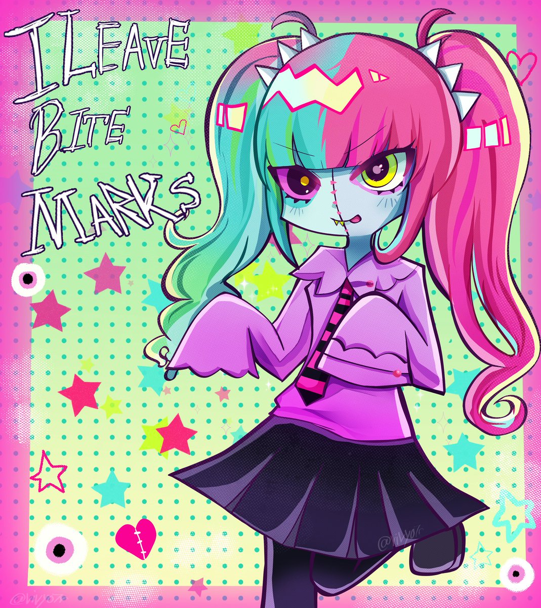 vivy07r's tweet image. Oc belongs to @ieatedYuripizza
All your ocs are so cute it was hard to choose :3💜💜