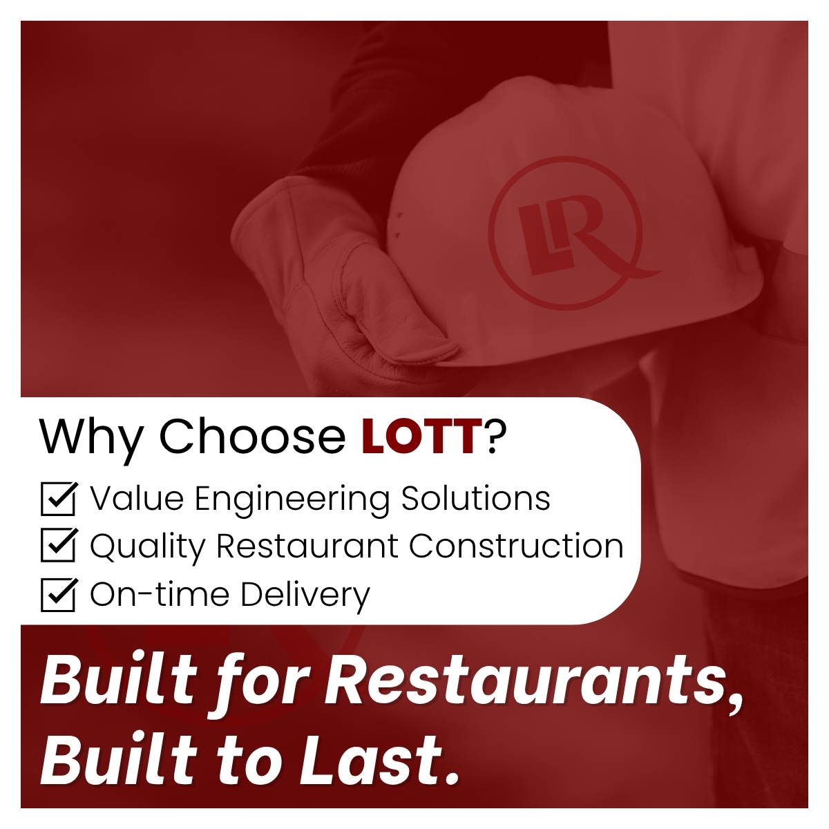 Not our first rodeo—and definitely not our first kitchen.

We build with the operator in mind: fast flow, low maintenance, zero friction.

Behind every polished finish is performance.

#RestaurantConstruction #BuiltByLott #ConstructionProjects #Sustainability