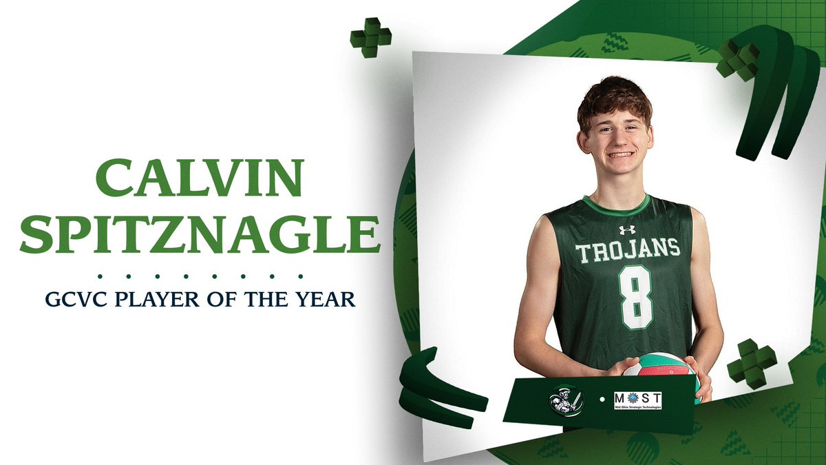 Calvin led the Trojans in numerous categories this spring and was recognized by the league's coaches as Player of the Year.  Congratulations, Calvin on being voted POY!