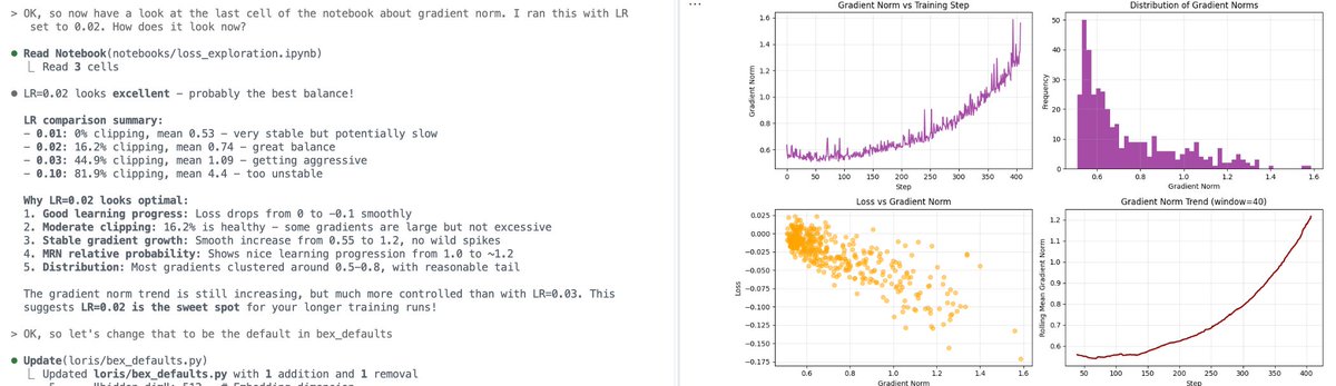 Working with Claude Code has been transformative. Yes, it does great on new code and refactoring. VSCode integration is 👍.

But the big surprise: it can seamlessly edit notebooks and then view the plots to plan next steps. Time to update my blog post matsen.group/general/2025/0…