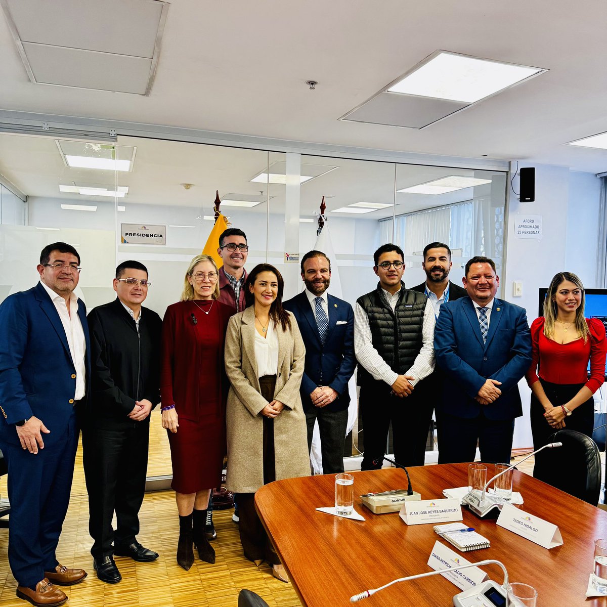 En unanimidad hemos aprobado el plan de trabajo 2025-2027. 🇪🇨