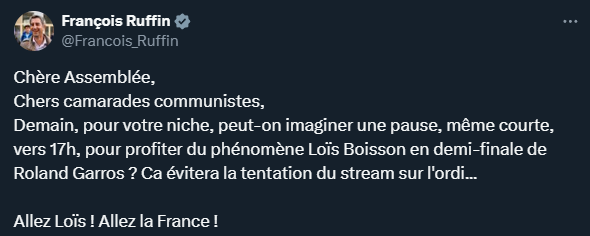 FredSLN's tweet photo. Hello Francois Ruffin 👋

Crois-tu vraiment que je paie l'impôt sur le revenu pour te voir glander pendant les séances de l'Assemblée Nationale⁉️

#Baltringue 
#Ruffinito 
#TeamTocards 
#PlusJamaisPS 
#PlusUneVoixPourLePS 
#OnVoteInsoumis 
#Municipales2026 https://t.co/4ZEP08o84k