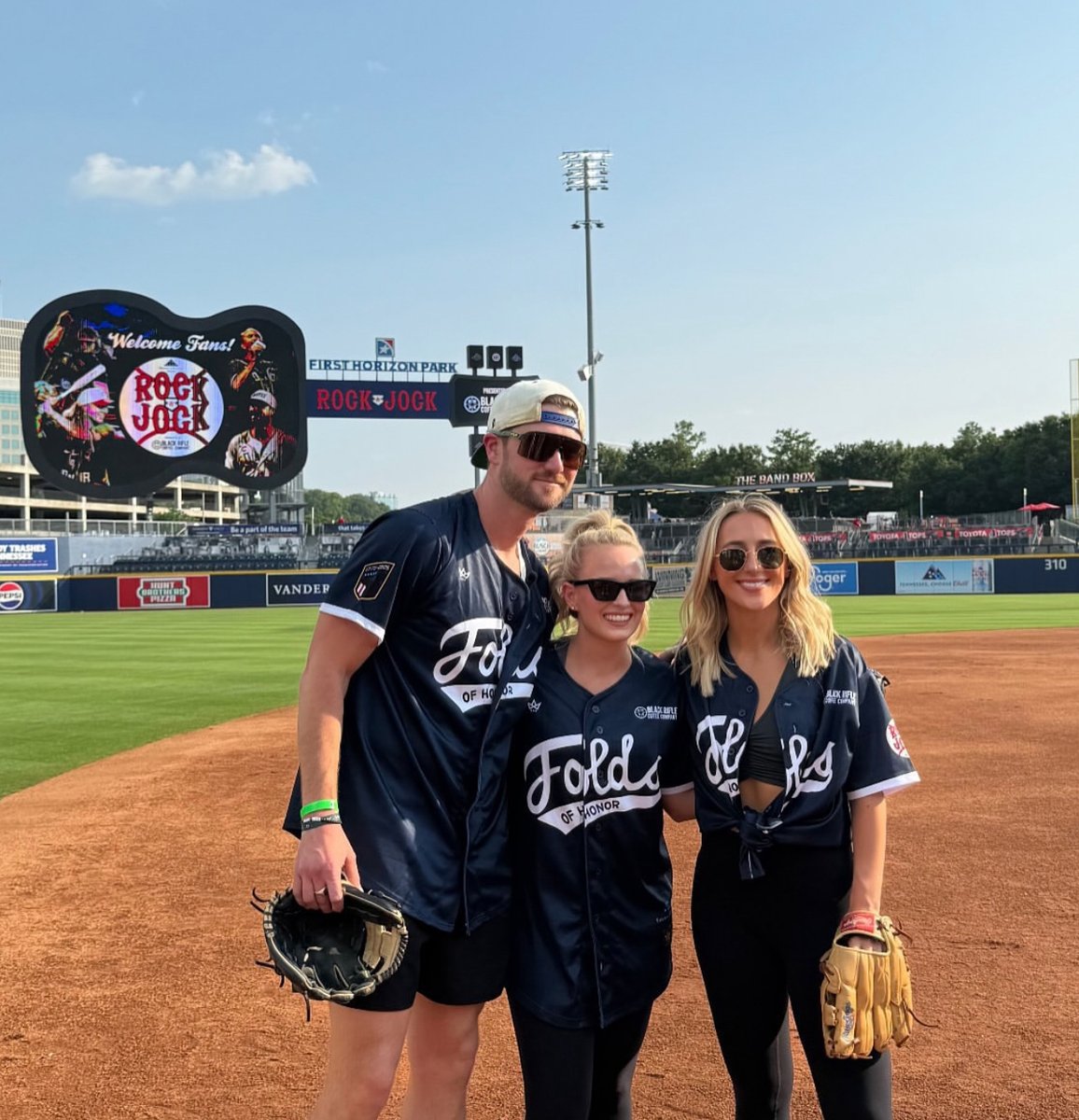 theashleycooke's tweet image. 2nd time ever playing softball.. had a ball 🫡🇺🇸 @FoldsofHonorTN