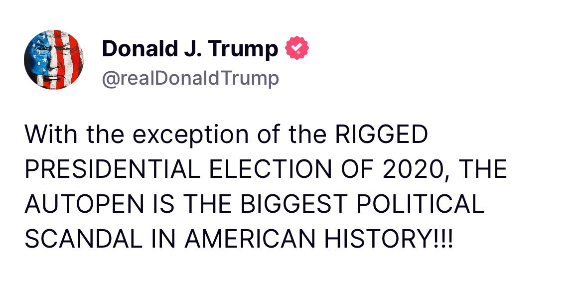 patriotmrsj's tweet image. Yup! #AutoPenGate #Autopen Who told ya'll first?  @patriotmrsj  did!  ME! #MAGA #Trump #WWG1WGA