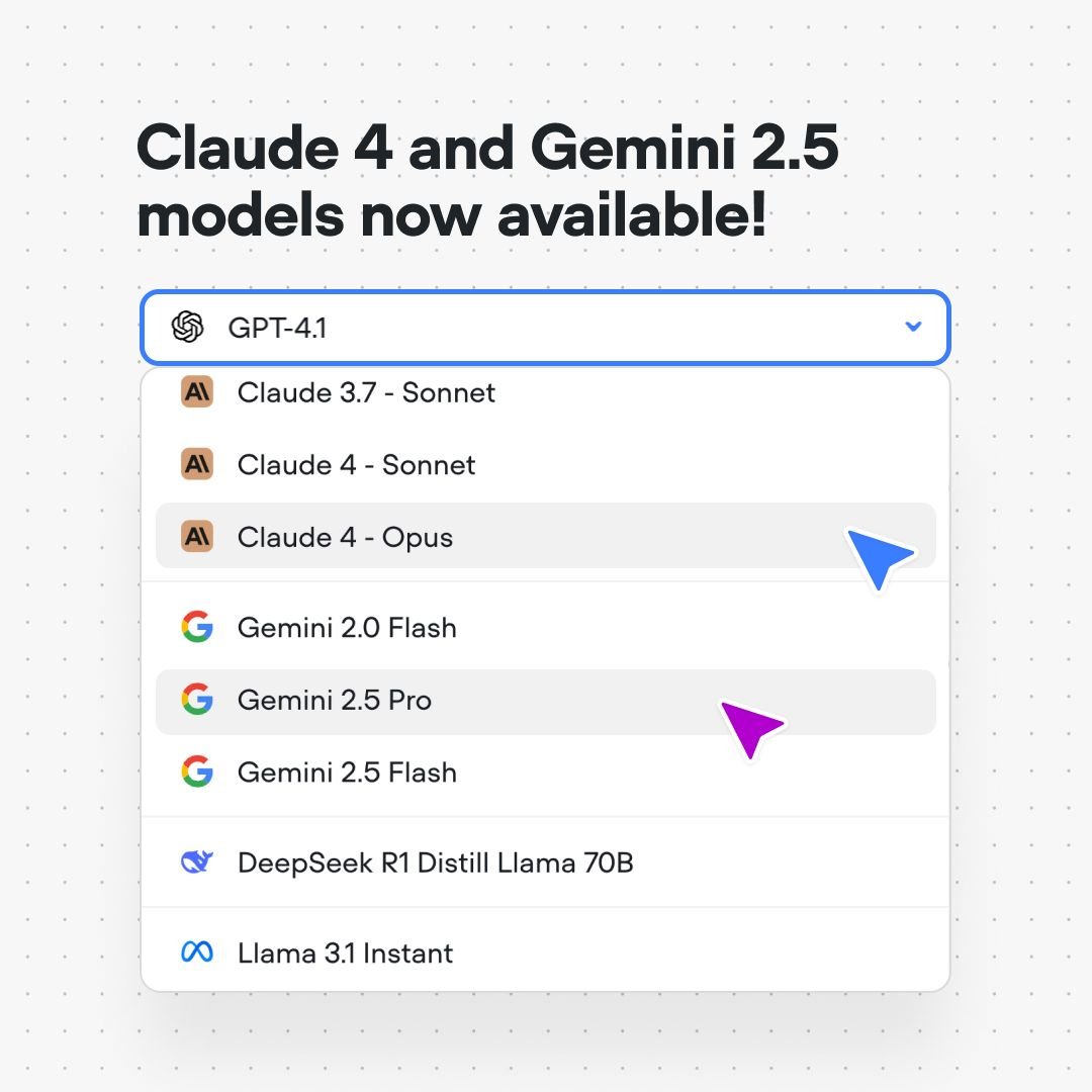 🚨 You can now build with Claude 4 and Gemini 2.5 in Voiceflow.

No code. No waitlist. Just raw power.

Here’s why this changes everything for AI builders 🧵
