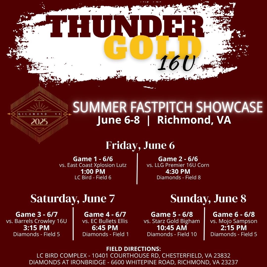 Showcase this weekend!!