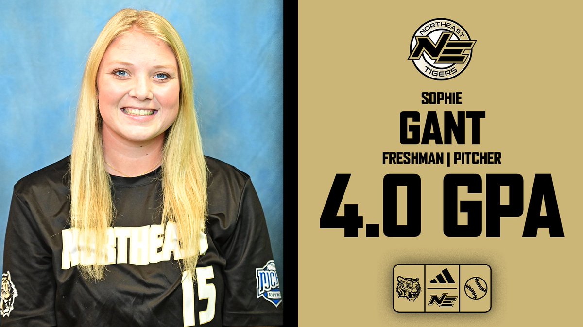 NEMCCSOFTBALL (@nemccsoftball) on Twitter photo Congrats to our 2nd of 9 players freshman <a href="/carasophiagant/">Cara Sophia Gant</a> for maintaining a 4.0 at NE #standard #Tigertown Congrats to our 2nd of 9 players freshman <a href="/carasophiagant/">Cara Sophia Gant</a> for maintaining a 4.0 at NE #standard #Tigertown