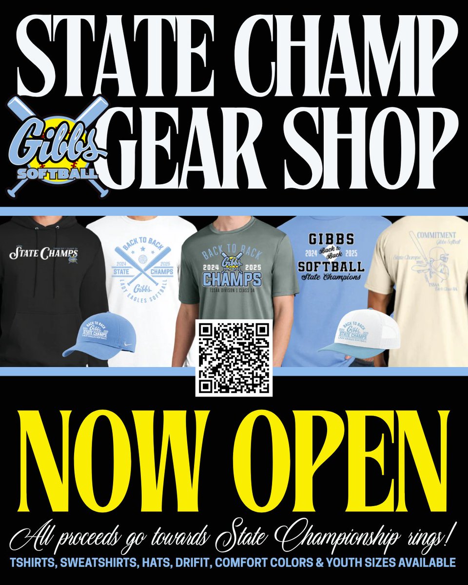 Have you shopped the State Champ gear yet? Closes in 8 Days!! Support the girls &amp; their rings to commemorate their back-to-back championships: ssponlinestore.com/col.../gibbs-h…