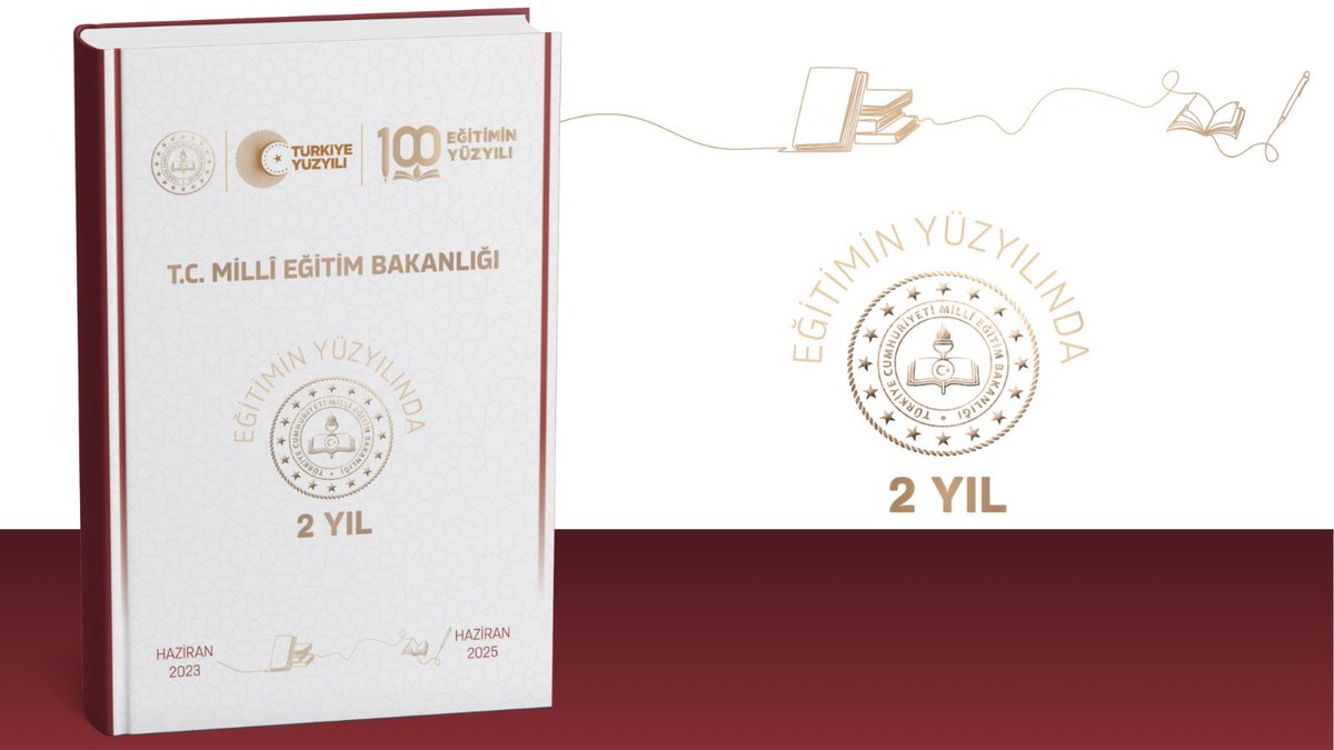 Millî Eğitim Bakanlığı (@tcmeb) on Twitter photo “Eğitimin Yüzyılında 2 Yıl” Bülteni Yayımlandı
Haziran 2023-Haziran 2025 döneminde gerçekleştirilen faaliyetleri kapsayan bültenin takdim yazısını kaleme alan Millî Eğitim Bakanı <a href="/Yusuf__Tekin/">Yusuf Tekin</a>, “Bizler düne sabitlenmiyor, yalnızca bugüne takılıp kalmıyor, medeniyet mirasımızın “Eğitimin Yüzyılında 2 Yıl” Bülteni Yayımlandı
Haziran 2023-Haziran 2025 döneminde gerçekleştirilen faaliyetleri kapsayan bültenin takdim yazısını kaleme alan Millî Eğitim Bakanı <a href="/Yusuf__Tekin/">Yusuf Tekin</a>, “Bizler düne sabitlenmiyor, yalnızca bugüne takılıp kalmıyor, medeniyet mirasımızın