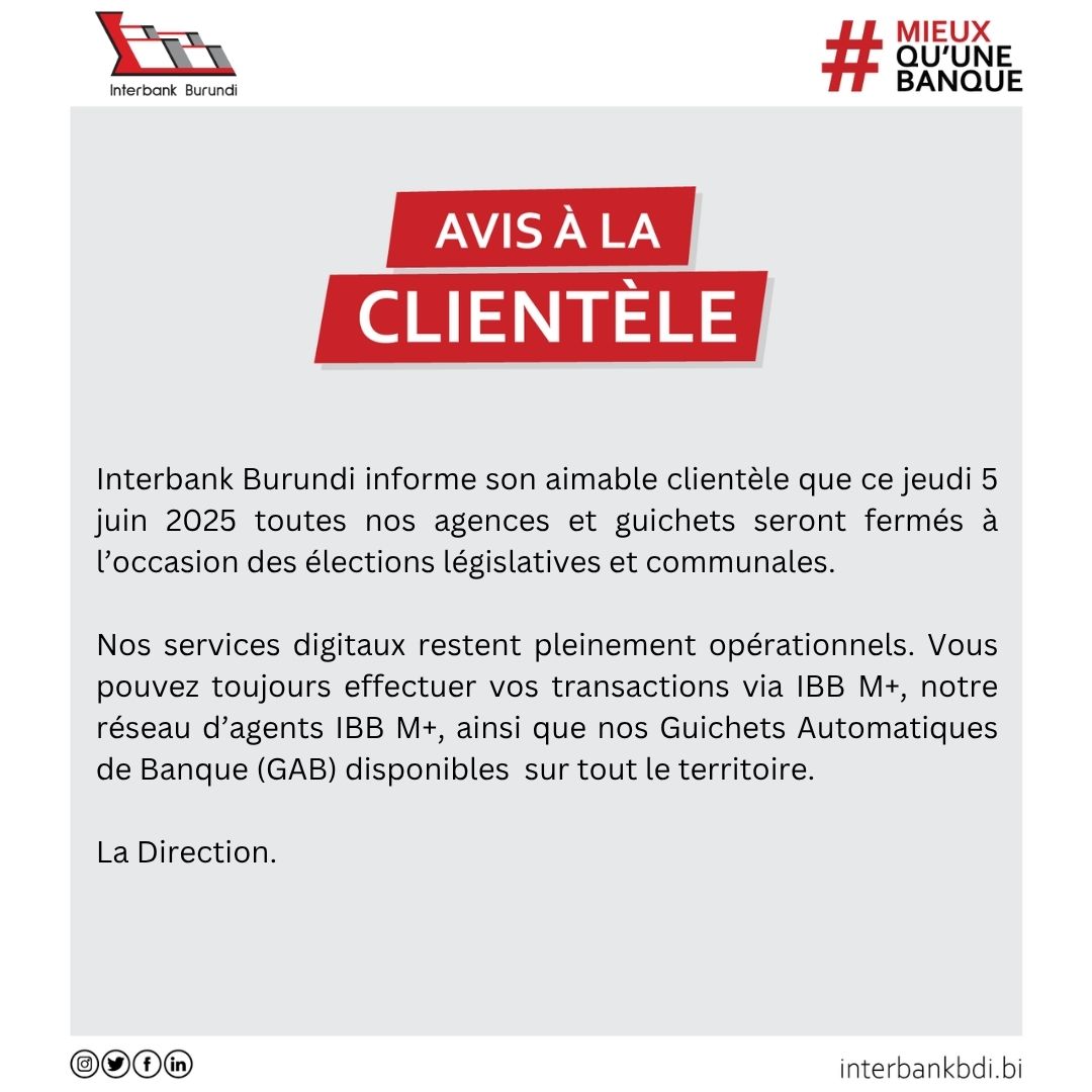 Interbank Burundi sa tweet media