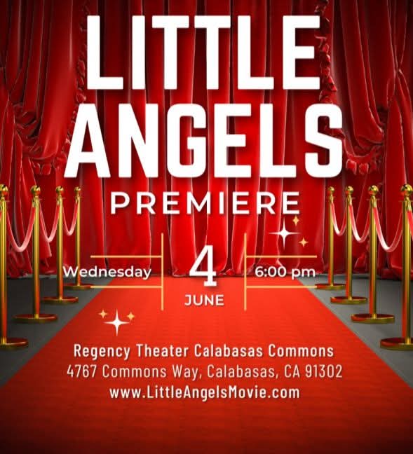 Join us today, June 4th at 6:00pm, at the Regency Theater Calabasas Commons, for the premiere of "Little Angels".

Come meet <a href="/RealDeanCain/">Dean Cain</a> and the other Celebrities from the film.

4767 Commons Way, Calabasas, CA 91302

Tickets available at:  regencymovies.com/seats/00001-00…
