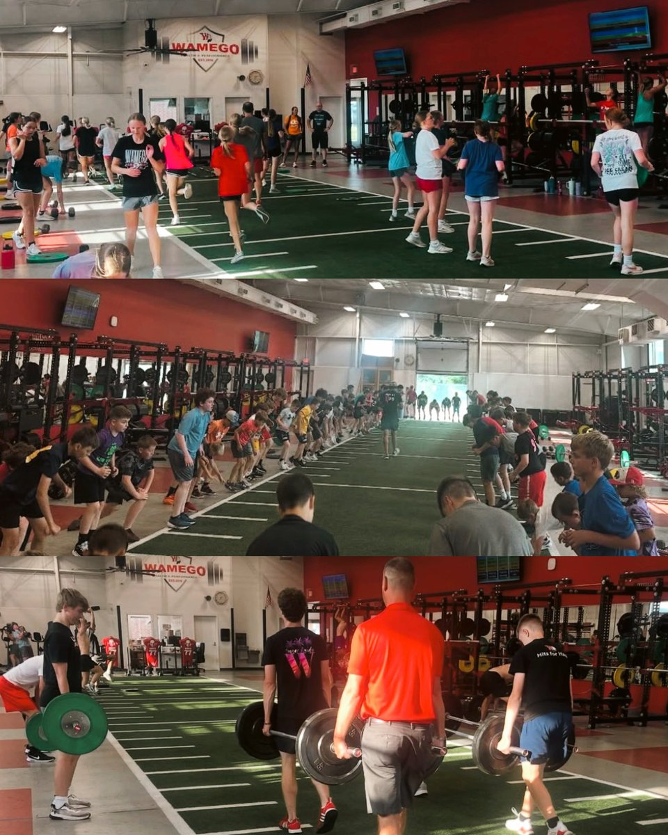 𝙎𝙐𝙈𝙈𝙀𝙍 𝙂𝙍𝙄𝙉𝘿 𝙄𝙉 𝙎𝙀𝙎𝙎𝙄𝙊𝙉! The Rack Community is back in the weight room ready to put in the extra work all summer long!

Check out Wamego HS (KS) with over 300 athletes from 2nd to 12th grade focused on summer health and performance. Let’s go! 🏋️👏