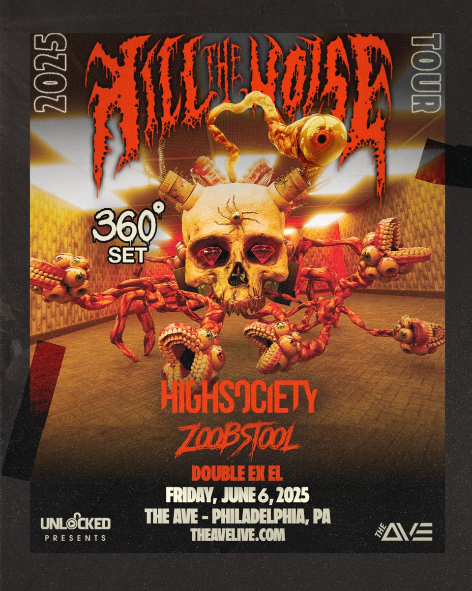 HIGHSOCIETY (@highsocietysays) on Twitter photo PHILLY LET’S GO 🔥 360 degrees of DATAMOSH madness incoming!
Finally making my way out there and I’m RIDICULOUSLY hyped to throw down with none other than <a href="/killthenoise/">ᵏᵗⁿ</a> at <a href="/theavelive/">#TheAveLive</a> this Friday! Massive shoutout to <a href="/UnlockedPromo/">Unlocked Presents</a> for having me out 🤘 PHILLY LET’S GO 🔥 360 degrees of DATAMOSH madness incoming!
Finally making my way out there and I’m RIDICULOUSLY hyped to throw down with none other than <a href="/killthenoise/">ᵏᵗⁿ</a> at <a href="/theavelive/">#TheAveLive</a> this Friday! Massive shoutout to <a href="/UnlockedPromo/">Unlocked Presents</a> for having me out 🤘