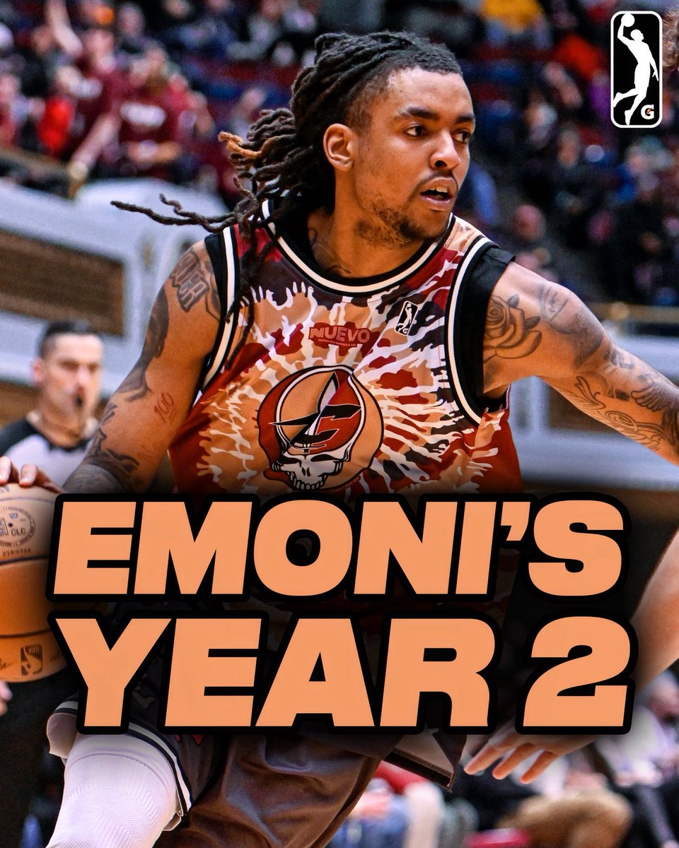nbagleague's tweet photo. The BUCKETS don’t stop for Emoni Bates! 🔥 

The second year pro averaged 18.6 PPG and 5.9 RPG with three 30+ point games last season for the @chargecle. https://t.co/PMoRUUFOV0