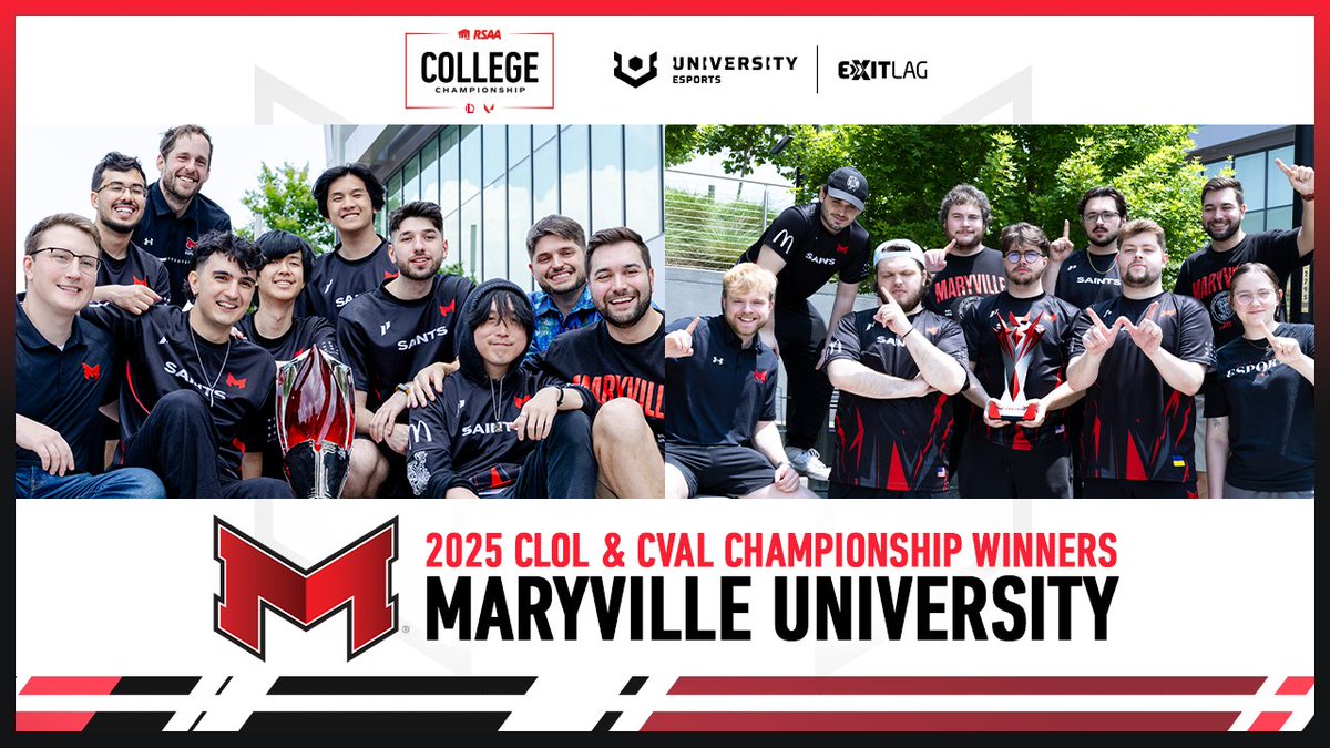 Maryville Sweep 🏆 CLOL and CVAL have their kings!

Huge shoutout to our 2025 Grand Championship winners from <a href="/MaryvilleGG/">Maryville Esports</a>! Thank you for an unforgettable season! 

⭐️: Spirax, <a href="/lolShimmer/">Shimmer</a>, <a href="/Zamudo72/">Zamudo</a>, <a href="/Sajed_lol/">Sajed</a>, <a href="/Zykolol/">Zyko</a>
💫: <a href="/AngeVAL_/">ange</a>, <a href="/chloricc/">caide</a>, <a href="/renzfps/">Renz</a>, @wildfirecsg,