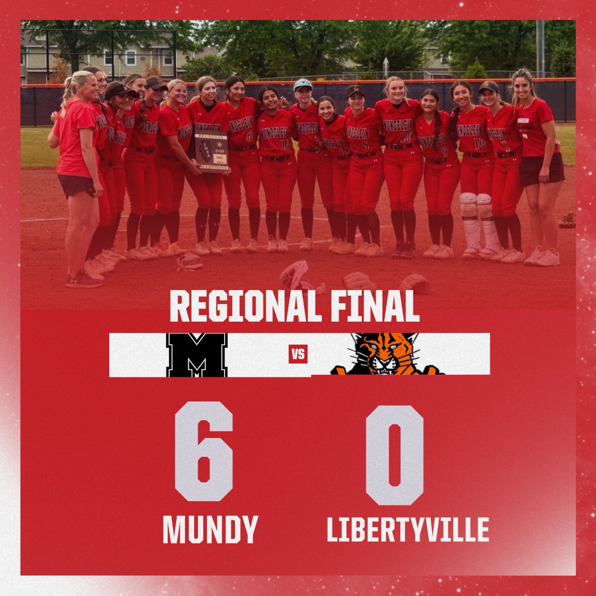 MHS Softball (@mhs_sball) on Twitter photo Mustangs win the Regional Championship!
<a href="/Sophia8Zepeda/">Sophia Zepeda</a>: 7.0IP, 18Ks, 2 Hits
<a href="/taylorpyke27/">Taylor Pyke 2027</a> & <a href="/ktomas2026/">Kieley Tomas 2026🥎</a> 2 hits each
<a href="/aviperez28/">Avi Perez</a>: 3 RBIs
Next up: Sectional Semi Final vs. Stevenson (6/5)
#wonatime #allinallwin Mustangs win the Regional Championship!
<a href="/Sophia8Zepeda/">Sophia Zepeda</a>: 7.0IP, 18Ks, 2 Hits
<a href="/taylorpyke27/">Taylor Pyke 2027</a> & <a href="/ktomas2026/">Kieley Tomas 2026🥎</a> 2 hits each
<a href="/aviperez28/">Avi Perez</a>: 3 RBIs
Next up: Sectional Semi Final vs. Stevenson (6/5)
#wonatime #allinallwin