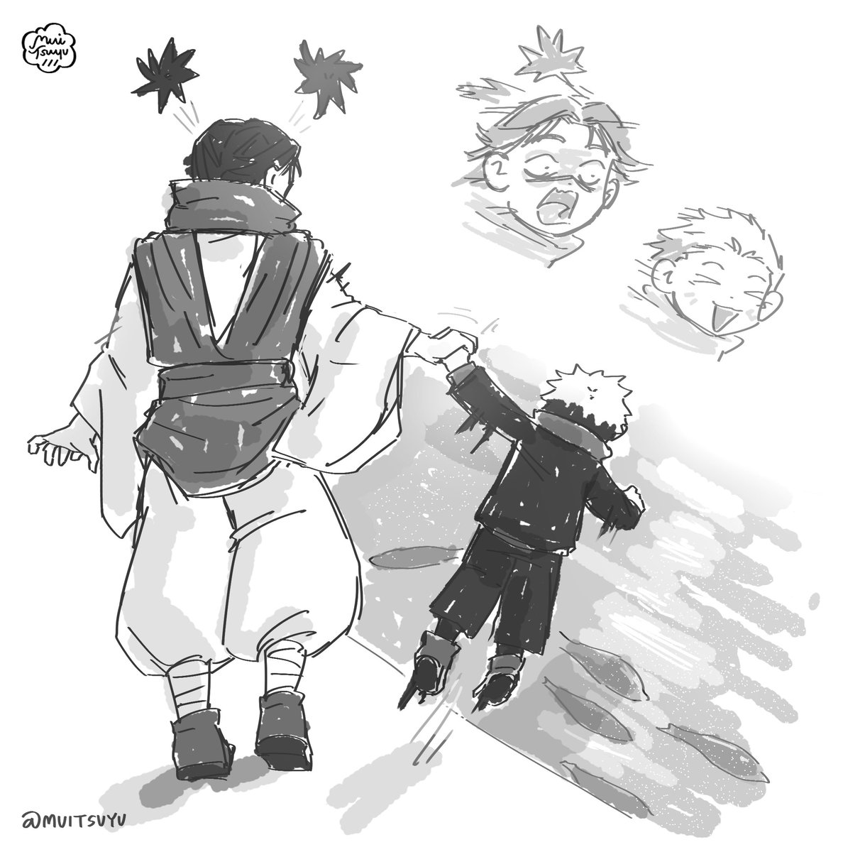 muitsuyu's tweet photo. Testing onii chan's reflex 🐸

#jjk #JujutsuKaisen https://t.co/8iDhDyHeb0