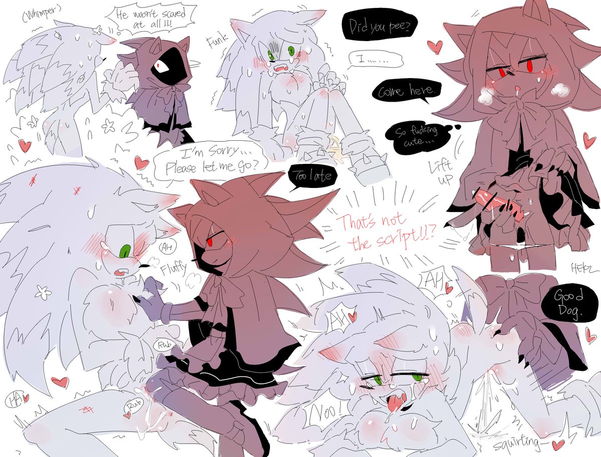 Hooray89896's tweet photo. Little Red Riding Hood &amp; Big Bad Wolf
🔞🖤💙

#sonadow #Shadonic https://t.co/37Xem2esxl