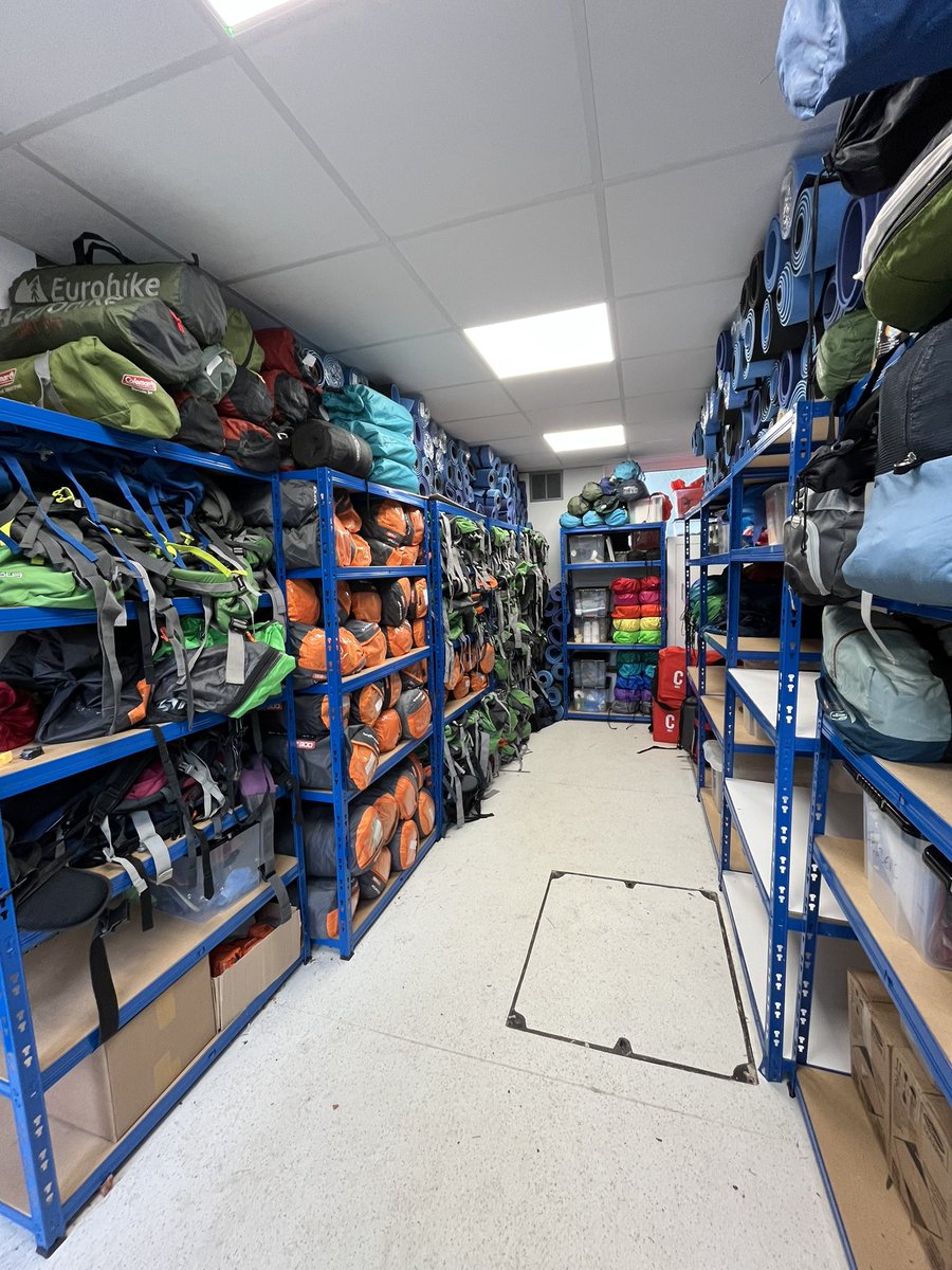 CHSFGDofE's tweet image. Now THAT is a tidy kit cupboard! We’re ready for our Bronze DofE-ers to collect their kit next week - and for what looks like a bumper group next year, based on the applications from Year 9…