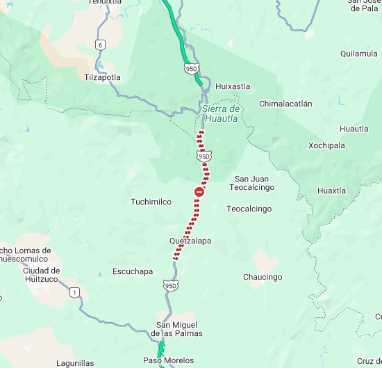 tsj5989's tweet photo. @GN_Carreteras Alguna informacion de la raretera aupista del sol, altura Quetzalapa? https://t.co/J4kkgdX3gJ