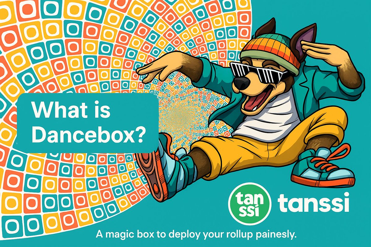 DarpengS's tweet photo. Dancebox = A magic box to deploy your rollup painlessly.
1 click = your chain goes live.
Makes it easier for developers to create their own blockchain networks quickly
#Tanssi #dancer #dancebox https://t.co/vix6jQX0J3